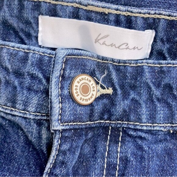 KanCan Med Wash High Rise Distressed Skinny Jeans 27 - Picture 3 of 14